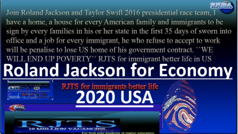2020 USA ELECTION ROLAND JACKSON